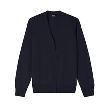 Charger l&#39;image dans la galerie, A.P.C. Cardigan Salome Logo Dark Navy