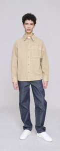 A.P.C. Surchemise Basile en Coton Beige