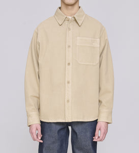 A.P.C. Surchemise Basile en Coton Beige