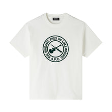 Charger l&#39;image dans la galerie, A.P.C. T-Shirt Boxy Guitare Poignard Blanc