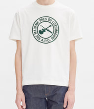 Charger l&#39;image dans la galerie, A.P.C. T-Shirt Boxy Guitare Poignard Blanc