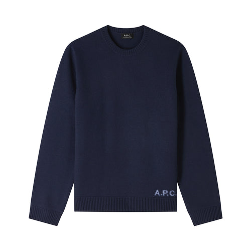 A.P.C. Pull Edward en Laine Dark Navy