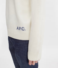 Charger l&#39;image dans la galerie, A.P.C. Pull Edward en Laine Ecru