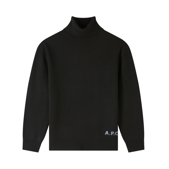 A.P.C. Pull Walter en Laine Noir