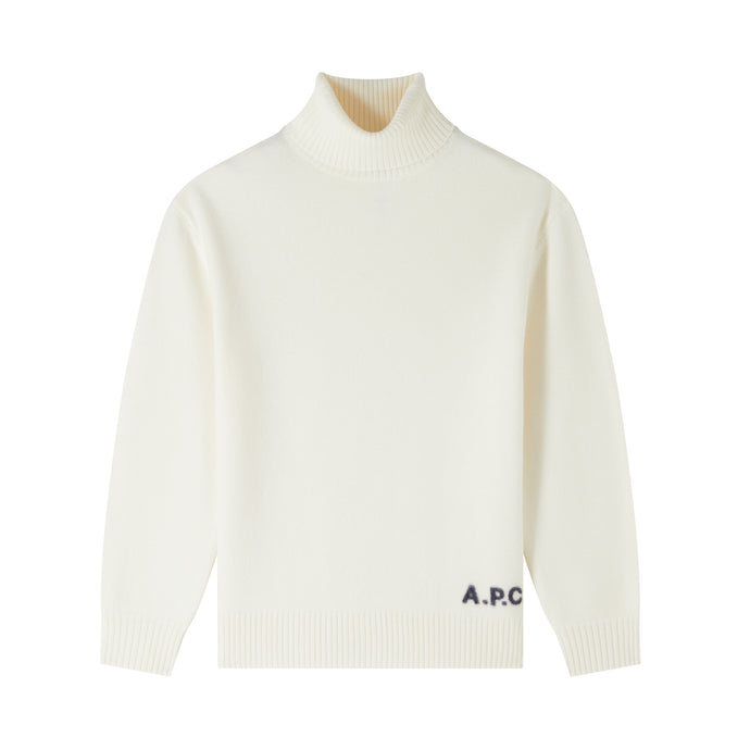 A.P.C. Pull Walter en Laine Ecru