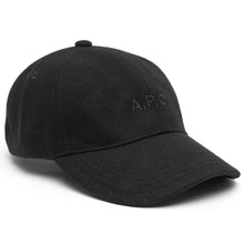 Charger l&#39;image dans la galerie, A.P.C. Casquette Charlie en Laine Noir