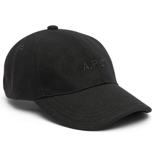 A.P.C. Casquette Charlie en Laine Noir