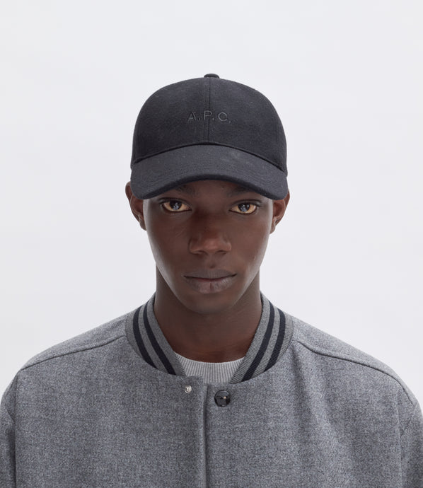 A.P.C. Casquette Charlie en Laine Noir