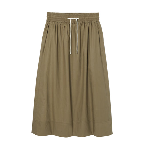 A.P.C. Jupe Lucienne en Coton Kaki