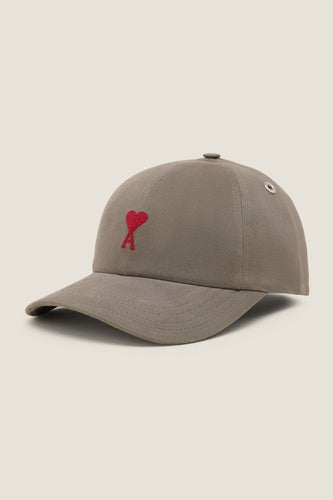 AMI Femme Casquette Ami de coeur Gris Fume