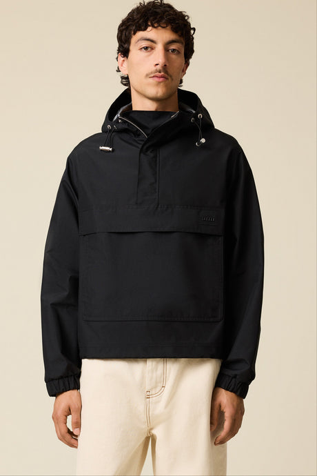 AMI Coupe Vent à Capuche Ami Alexandre Mattiussi Noir