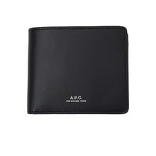 Charger l&#39;image dans la galerie, A.P.C. New Portefeuille London 2.0 en Cuir Noir