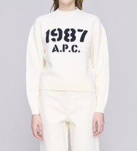 Charger l&#39;image dans la galerie, A.P.C. Pull Daria en Laine Ecru