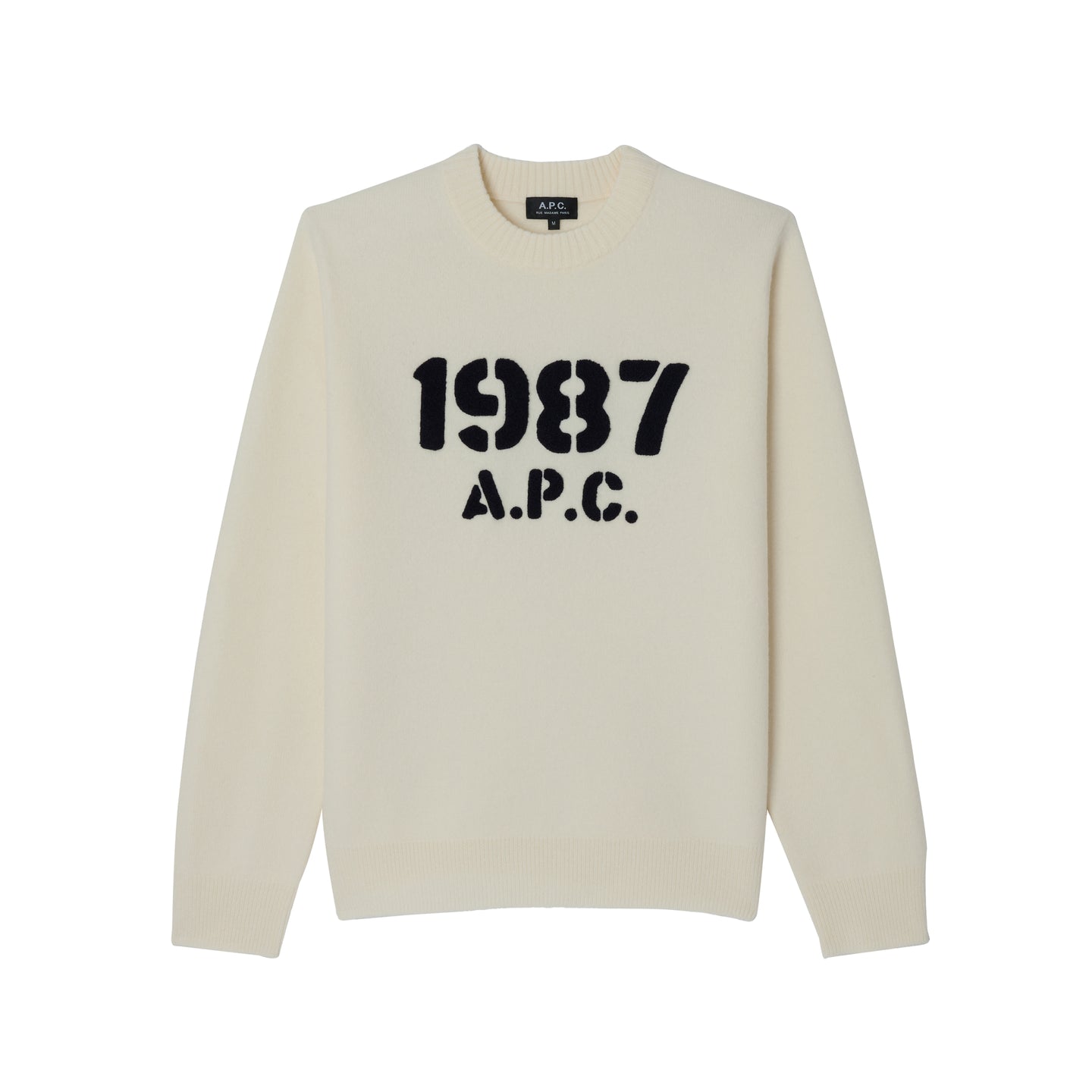 A.P.C. Pull Dario en Laine Ecru