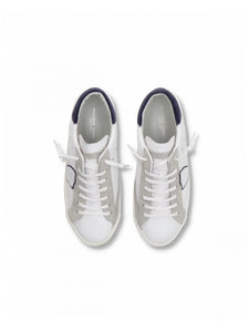 Philippe Model Baskets PRSX VX22 Blanc Bleu