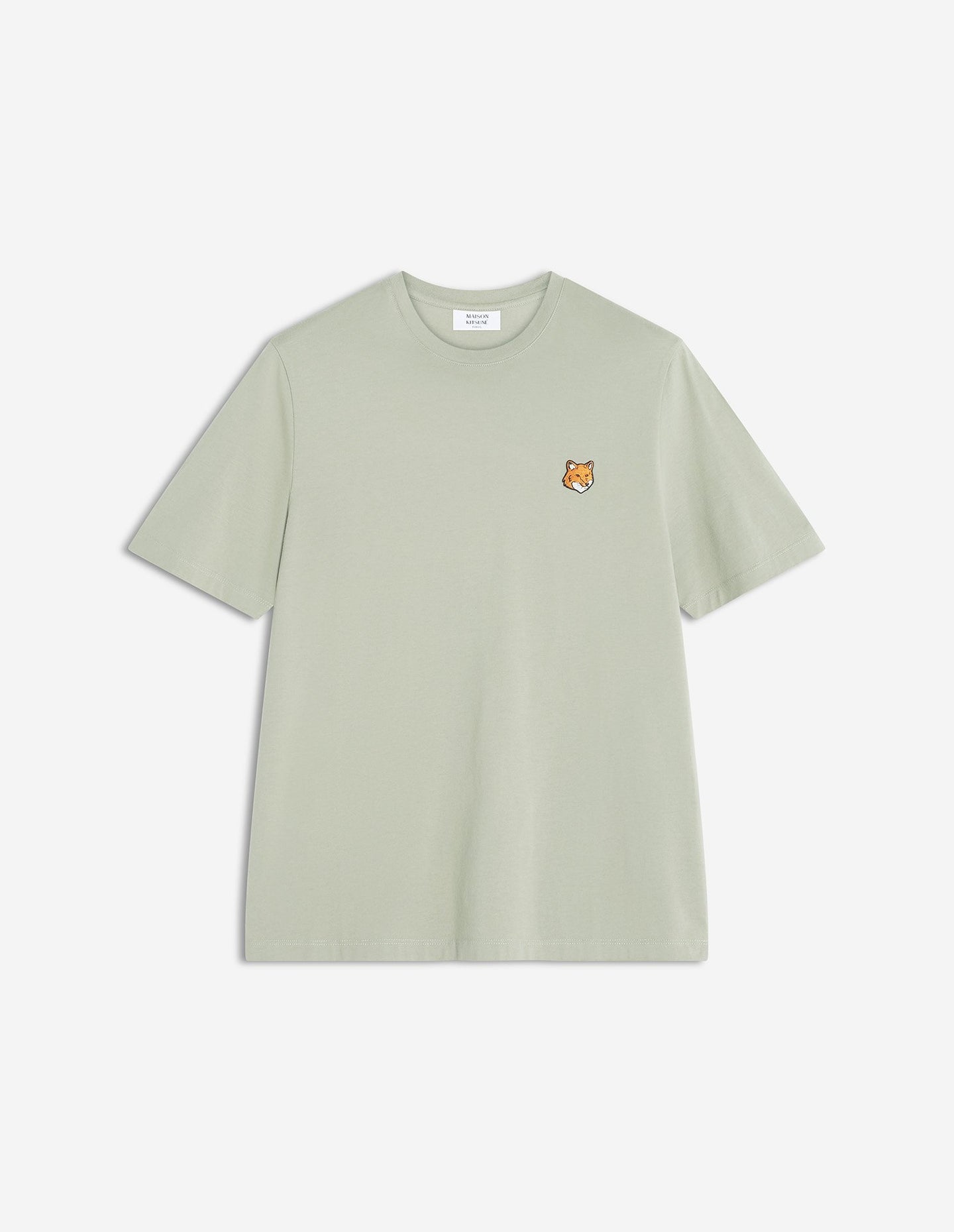 Maison Kitsuné T-Shirt Fox Head Regular Laurel Green