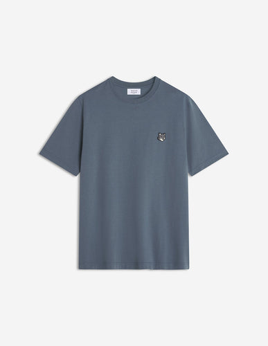 Maison Kitsuné T-Shirt Bold Fox Head Patch Comfort Seine Blue