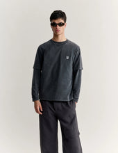 Charger l'image dans la galerie, Maison Kitsuné T-shirt Fox head Faded Comfort Black