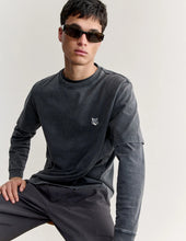 Charger l'image dans la galerie, Maison Kitsuné T-shirt Fox head Faded Comfort Black