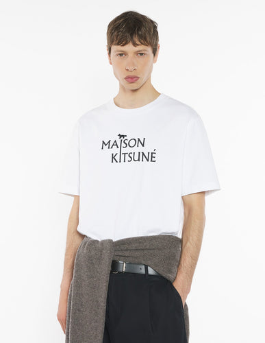 Maison Kitsuné T-Shirt Pillar Comfort White