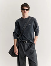 Charger l'image dans la galerie, Maison Kitsuné T-shirt Manches Longues Fox head Faded Comfort Black