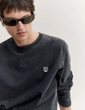 Charger l'image dans la galerie, Maison Kitsuné T-shirt Manches Longues Fox head Faded Comfort Black