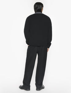 Maison Kitsuné Cardigan Fox Head Intarsia Black