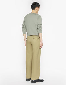 Maison Kitsuné Pull Fox Head en Laine Laurel Green