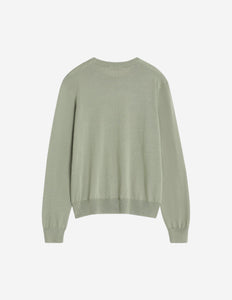 Maison Kitsuné Pull Fox Head en Laine Laurel Green