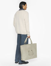 Charger l&#39;image dans la galerie, Maison Kitsuné Pull Fox Head Lambswool Tan Beige