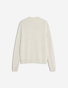 Maison Kitsuné Pull Fox Head Lambswool Tan Beige