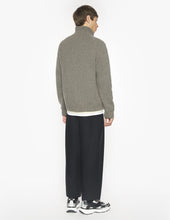 Charger l&#39;image dans la galerie, Maison Kitsuné Blouson Varsity en Laine Grey Melange