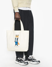 Charger l&#39;image dans la galerie, Maison Kitsuné Tote Bag Dressed Fox Ecru