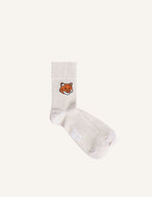 Charger l'image dans la galerie, Maison Kitsuné Chaussettes Fox Head Driftwood