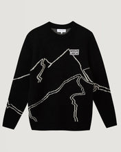 Charger l&#39;image dans la galerie, Maison Labiche Pull Moutain en Laine Noir