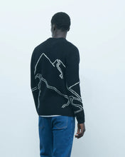 Charger l&#39;image dans la galerie, Maison Labiche Pull Moutain en Laine Noir