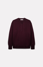 Charger l'image dans la galerie, Roseanna Pull Polo Ella en Laine Bordeaux