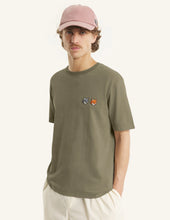 Charger l'image dans la galerie, Maison Kitsuné T-shirt Double Fox head Faded Comfort Laurel Green
