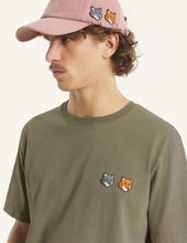 Charger l'image dans la galerie, Maison Kitsuné T-shirt Double Fox head Faded Comfort Laurel Green