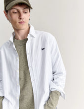 Charger l'image dans la galerie, Maison Kitsuné Chemise Profile Fox Striped White Azur