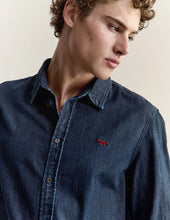 Charger l'image dans la galerie, Maison Kitsuné Chemise Profile Fox Denim Indigo
