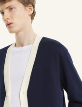 Charger l'image dans la galerie, Maison Kitsuné Cardigan Contrasted Comfort Navy