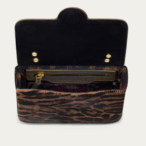 Claris Virot Sac Cuir Ava Medium Ocelot