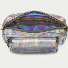 Charger l&#39;image dans la galerie, Claris Virot Sac Charly Python Métallisé essence