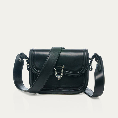 Claris Virot Sac Mini Manon en Cuir Nappa Noir