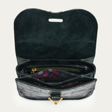 Charger l&#39;image dans la galerie, Claris Virot Sac Mini Manon en Cuir Noir Vernis