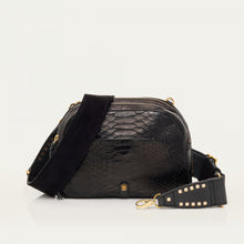 Charger l&#39;image dans la galerie, Claris Virot Sac Clara Python Noir