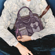 Charger l'image dans la galerie, Claris Virot Sac Richie Cuir Bubble Mulberry