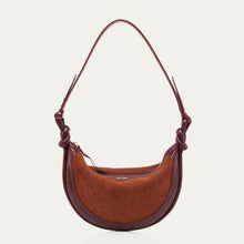 Charger l&#39;image dans la galerie, Claris Virot Sac Chris Demi-Lune Veau Velours Sekhmet
