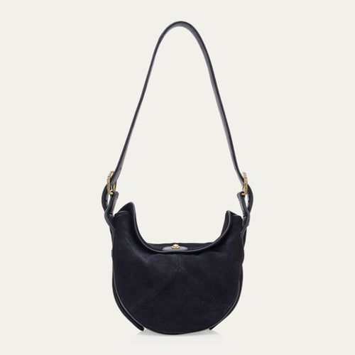 Claris Virot Sac Estelle en Veau velours Noir